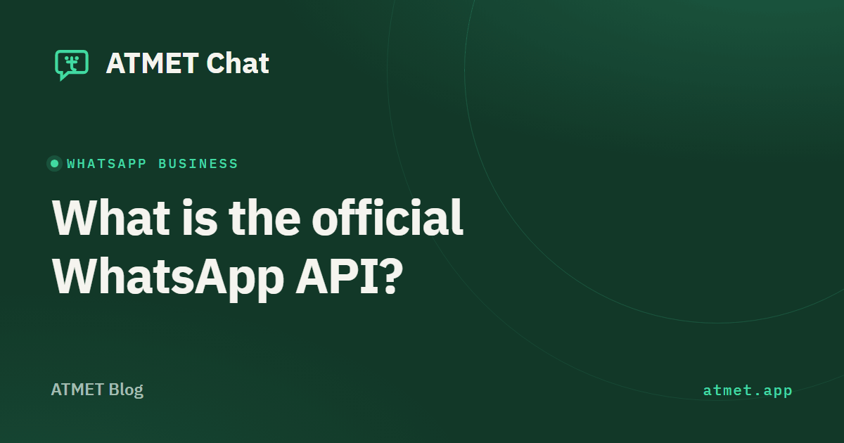 What is the official WhatsApp API, and when do you need it?