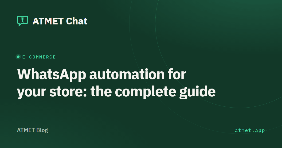 WhatsApp automation for your Salla, Zid or Shopify store: what does it do, and how do you start?